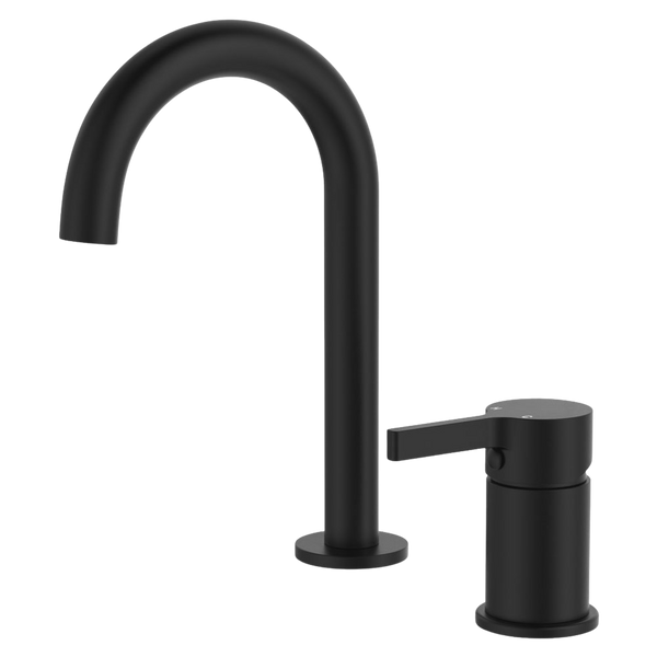 Fienza Sansa Hob Mixer Set Matte Black