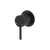 Fienza Axle Wall Mixer Small Round Plate Matte Black