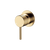 Fienza Axle Wall Mixer Small Round Plate Urban Brass