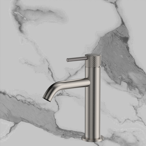 Fienza Axle Basin Mixer Brushed Nickel