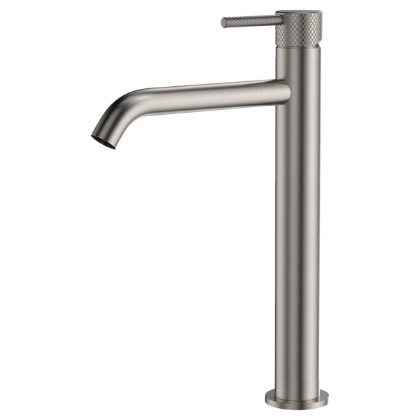 Fienza Axle Tall Basin Mixer Brushed Nickel