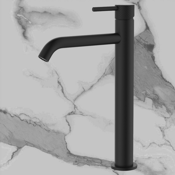 Fienza Axle Tall Basin Mixer Matte Black