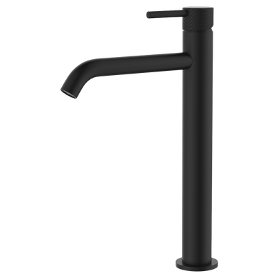 Fienza Axle Tall Basin Mixer Matte Black Lead Free