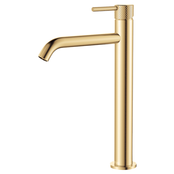 Fienza Axle Tall Basin Mixer Urban Brass