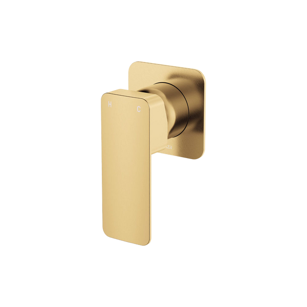 Fienza Tono Wall Mixer Square Plate Urban Brass