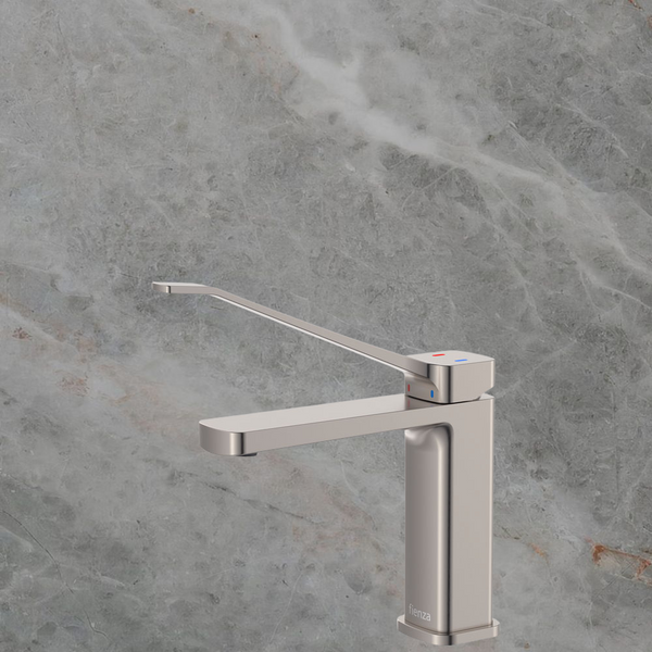 Fienza Tono Care Basin Mixer Brushed Nickel