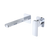 Fienza Tono Basin Wall Mixer Set Square Plates 200mm Outlet Chrome