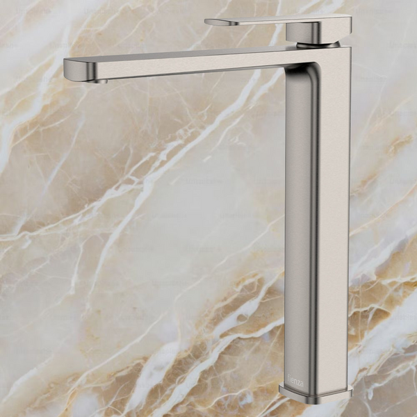 Fienza Tono Tall Basin Mixer Brushed Nickel