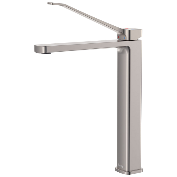 Fienza Tono Care Tall Basin Mixer Brushed Nickel