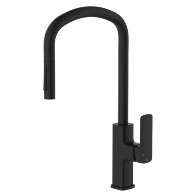 Fienza Tono Pull Out Sink Mixer Matte Black