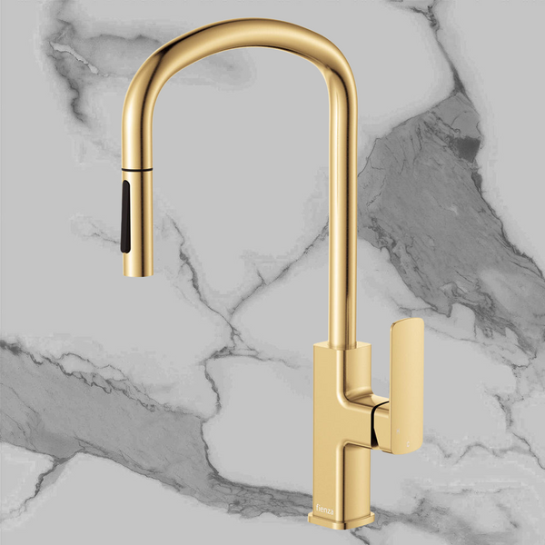 Fienza Tono Pull Out Sink Mixer Urban Brass