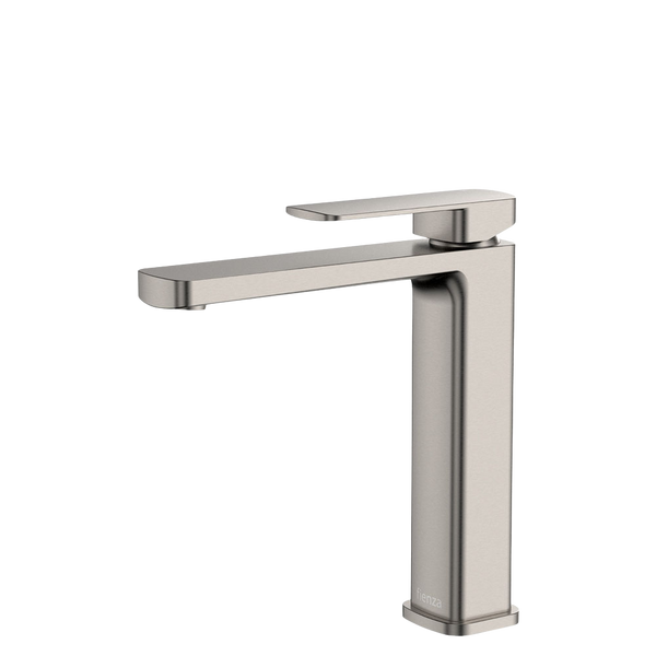 Fienza Tono Medium Basin Mixer Brushed Nickel