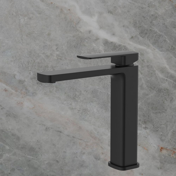 Fienza Tono Medium Basin Mixer Matte Black