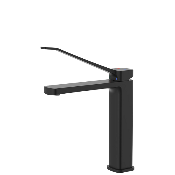 Fienza Tono Care Medium Basin Mixer Matte Black