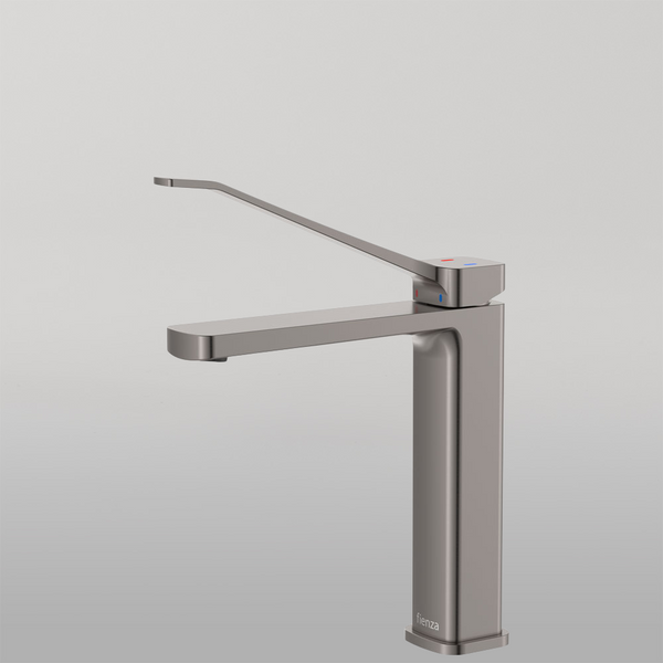 Fienza Tono Care Medium Basin Mixer Gun Metal