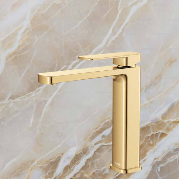 Fienza Tono Medium Basin Mixer Urban Brass