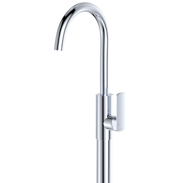 Fienza Tono Floor Mounted Basin/Bath Mixer Chrome Lead Free