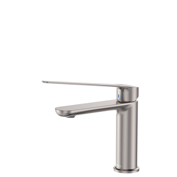 Fienza Empire Care Basin Mixer Cold Start Brushed Nickel Lead Free