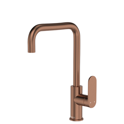 Fienza Empire Slim Sink Mixer Brushed Copper Lead Free