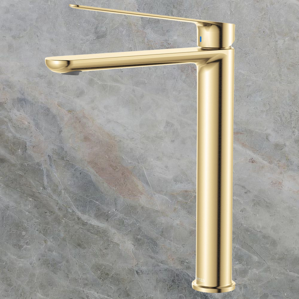 Fienza Empire Care Tall Basin Mixer Cold Start Urban Brass Lead Free