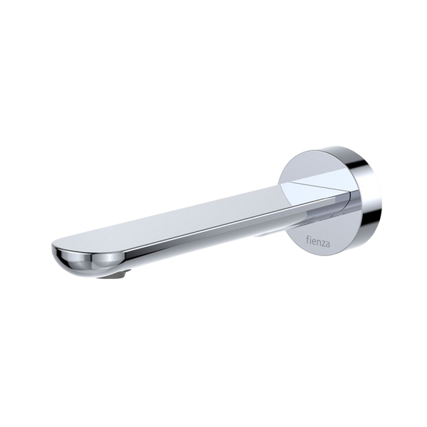 Fienza Empire Slim Wall Basin/Bath Outlet 180mm Round Plate Chrome Lead Free