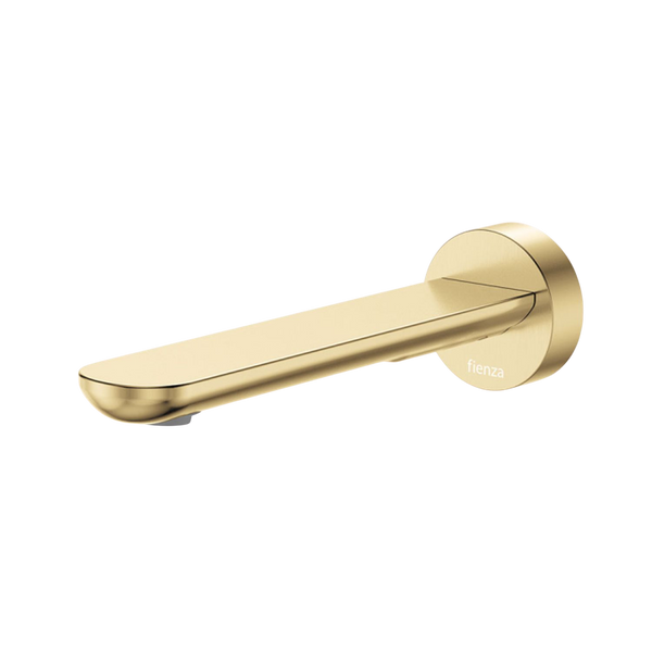 Fienza Empire Slim Wall Basin/Bath Outlet 180mm Round Plate Urban Brass Lead Free