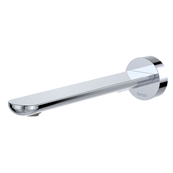 Fienza Empire Slim Wall Basin/Bath Outlet 220mm Round Plate Chrome Lead Free