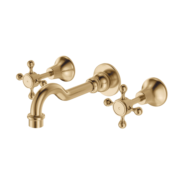 Fienza Lillian Basin/Bath Wall Set Urban Brass
