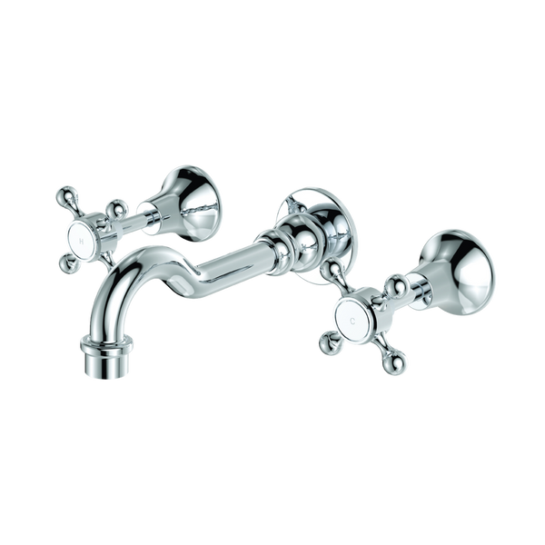 Fienza Lillian Basin/Bath Wall Set Chrome