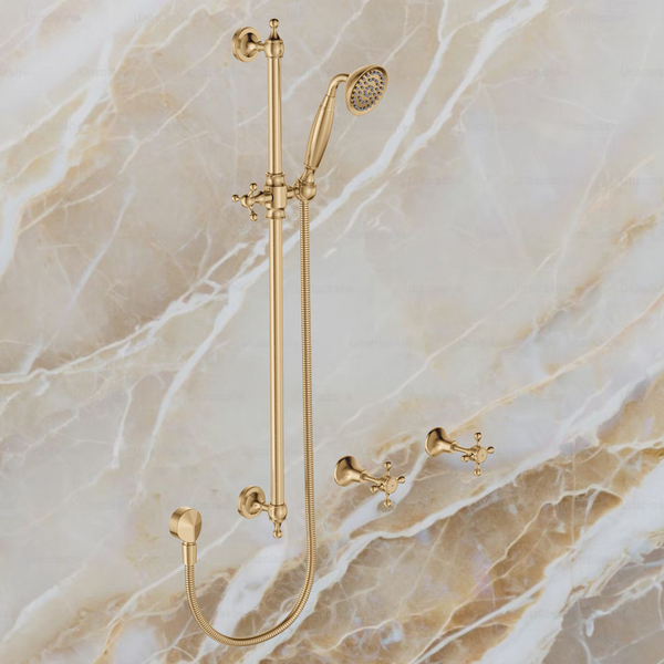 Fienza Lillian Rail Shower Set Urban Brass
