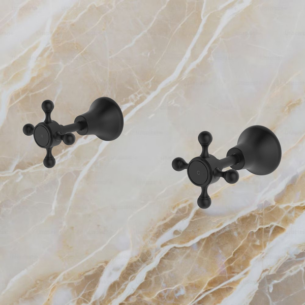 Fienza Lillian Wall Top Assemblies Matte Black