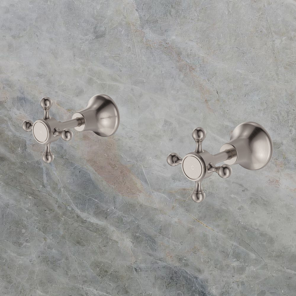 Fienza Lillian Wall Top Assemblies Brushed Nickel