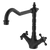 Fienza Lillian Shepherds Crook Sink Mixer Matte Black