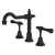 Fienza Lillian Lever Basin Set Matte Black