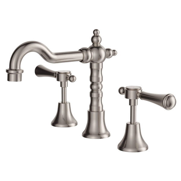 Fienza Lillian Lever Basin Set Brushed Nickel