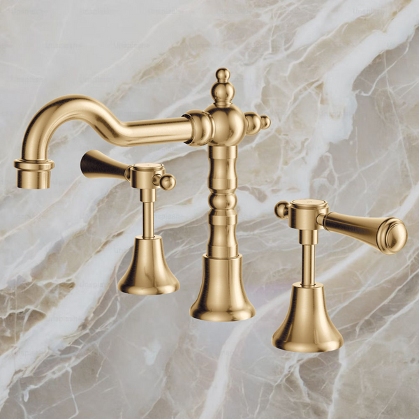 Fienza Lillian Lever Basin Set Urban Brass