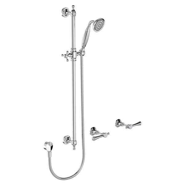 Fienza Lillian Lever Rail Shower Set Chrome