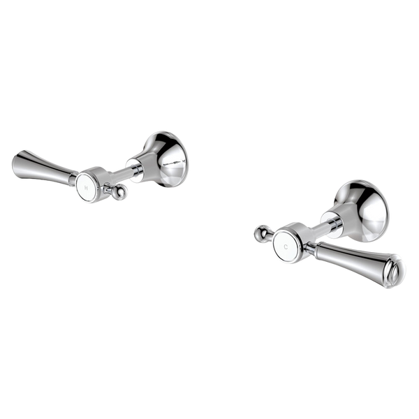 Fienza Lillian Lever Wall Top Assemblies Chrome