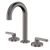Fienza Kaya Lever Taps Round Hob Set Gunmetal Lead Free