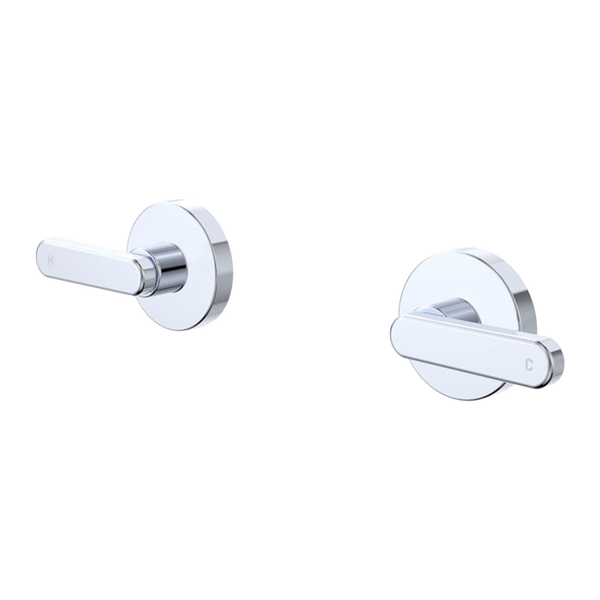 Fienza Kaya Lever Wall Taps Chrome Lead Free
