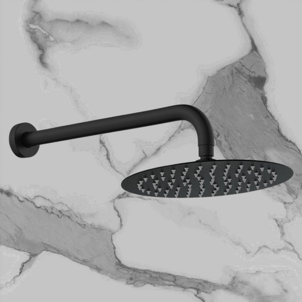 Fienza Kaya Shower Arm Set Matte Black