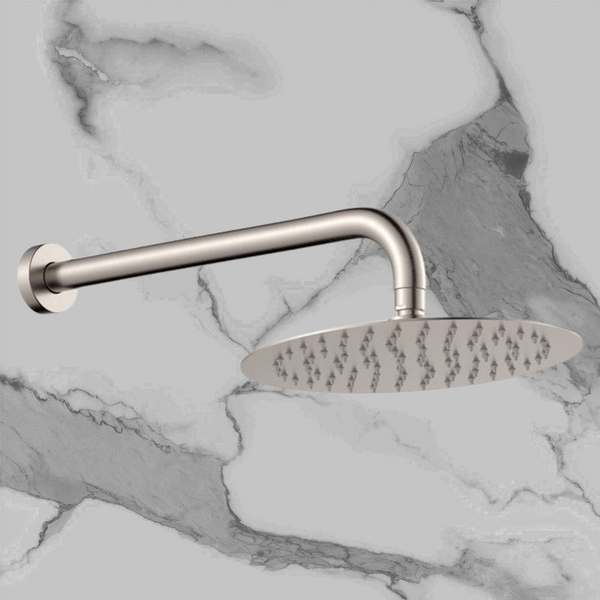 Fienza Kaya Shower Arm Set Brushed Nickel