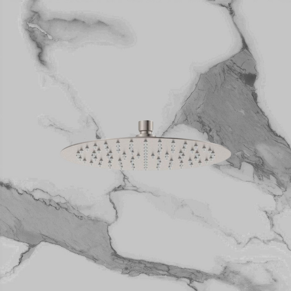 Fienza Kaya Shower Head 250mm Brushed Nickel