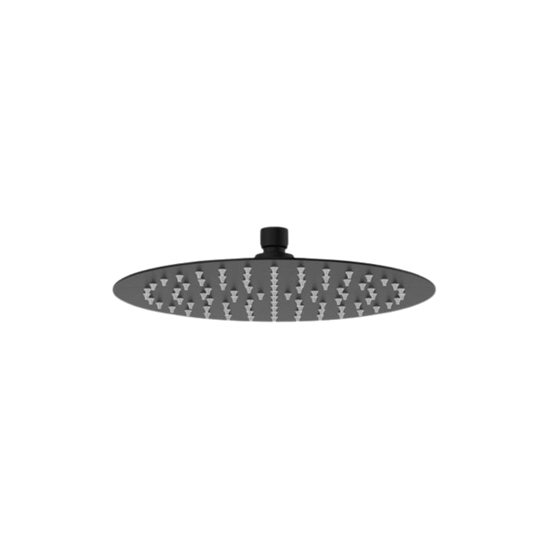 Fienza Kaya Shower Head 250mm Matte Black