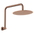 Fienza Kaya Gooseneck Shower Arm Set Brushed Copper