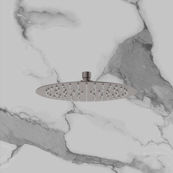 Fienza Kaya Shower Head 250mm Gunmetal