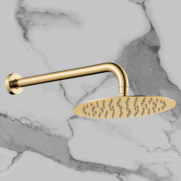 Fienza Kaya Shower Arm Set Urban Brass