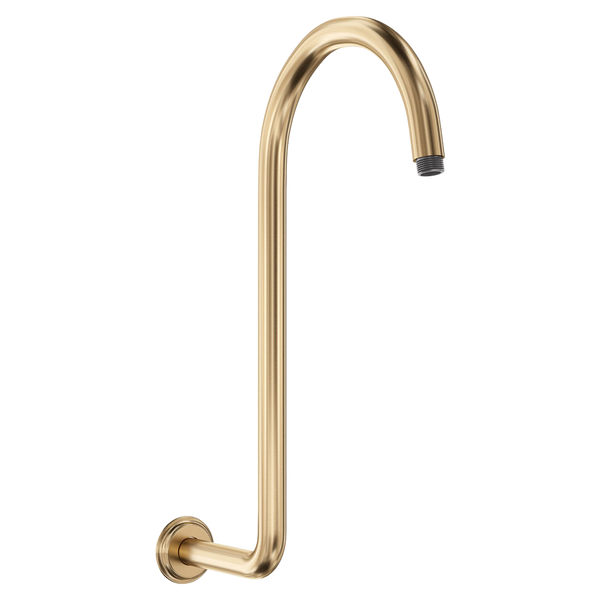 Fienza Classical Fixed Swan Neck Arm Urban Brass