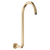 Fienza Classical Fixed Swan Neck Arm Urban Brass