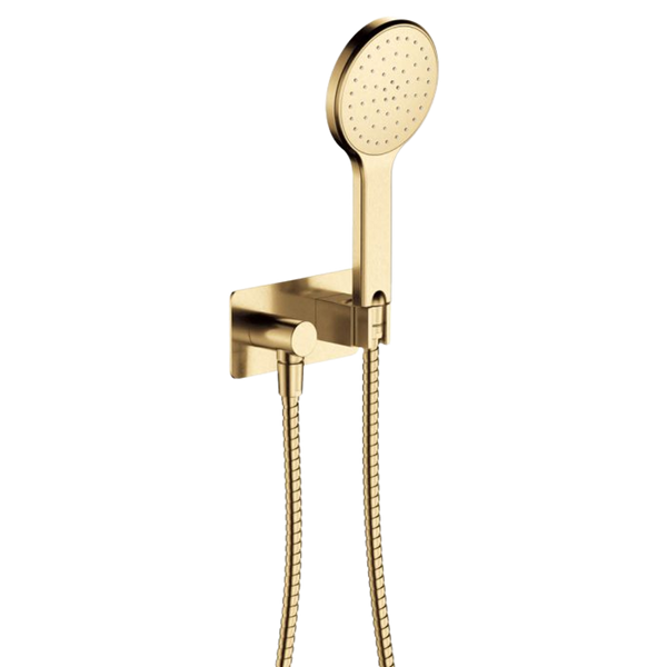 Fienza Kaya Hand Shower Rectangular Plate Urban Brass